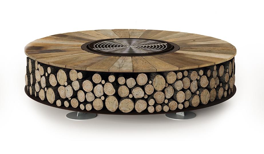 Кругла вулична жаровня Zero Wood (Італія) | Розмір: Ø 300 см