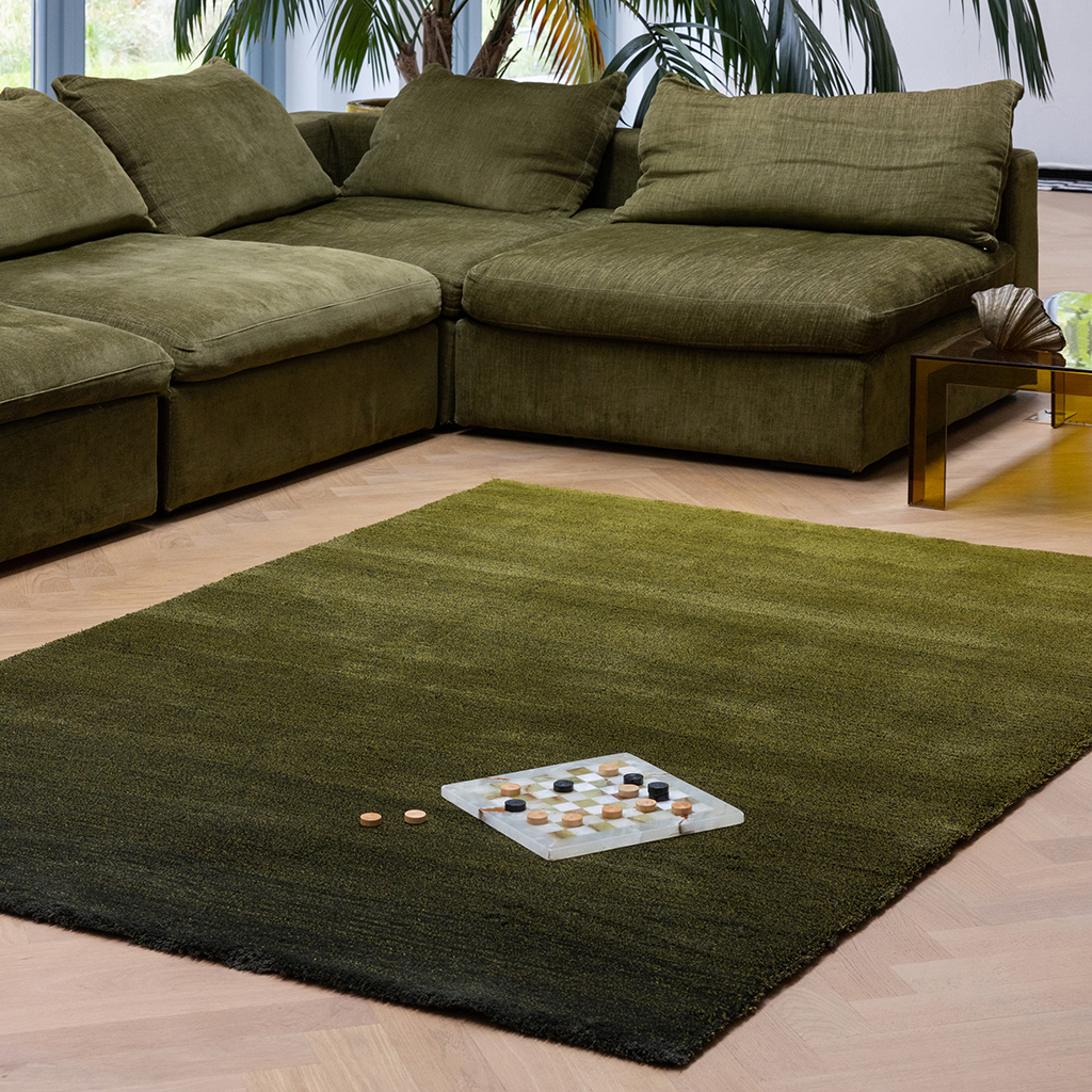 Килим вовняний Shade Low Olive / Deep Forest | Розмір: 170 x 240 см