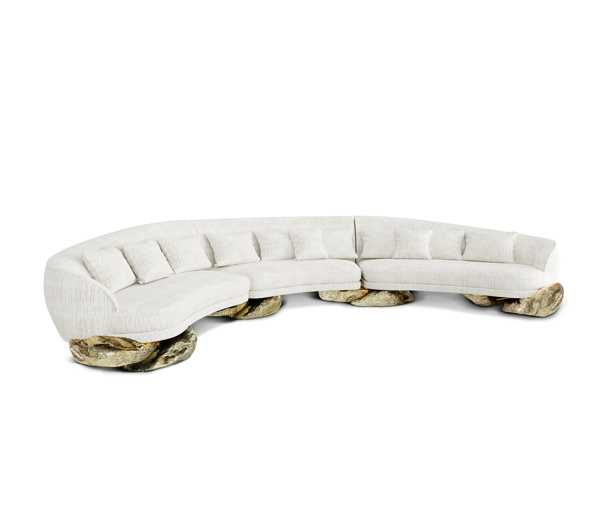 Диван Angora White Curved