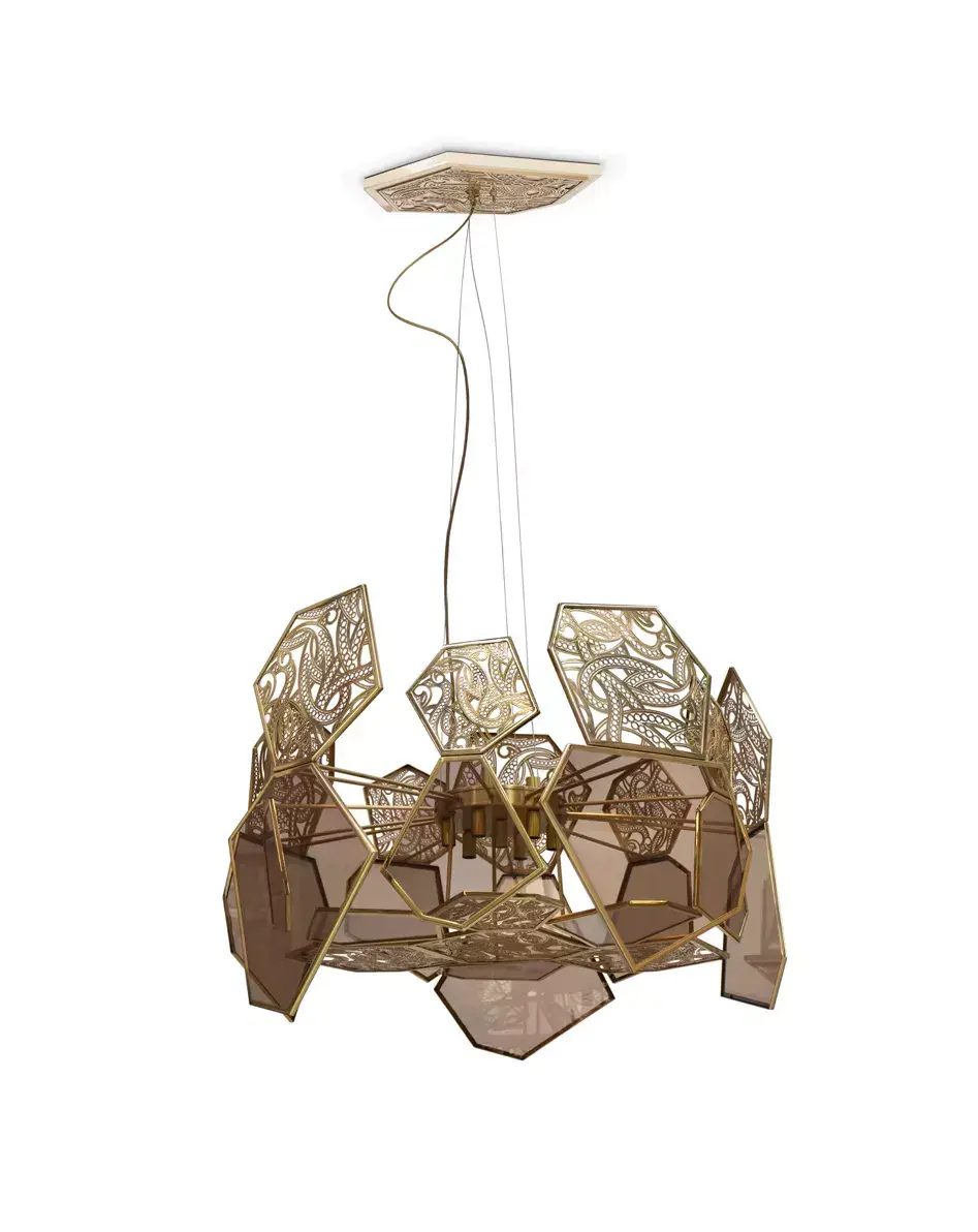 Люстра Hypnotique Bronze Glass
