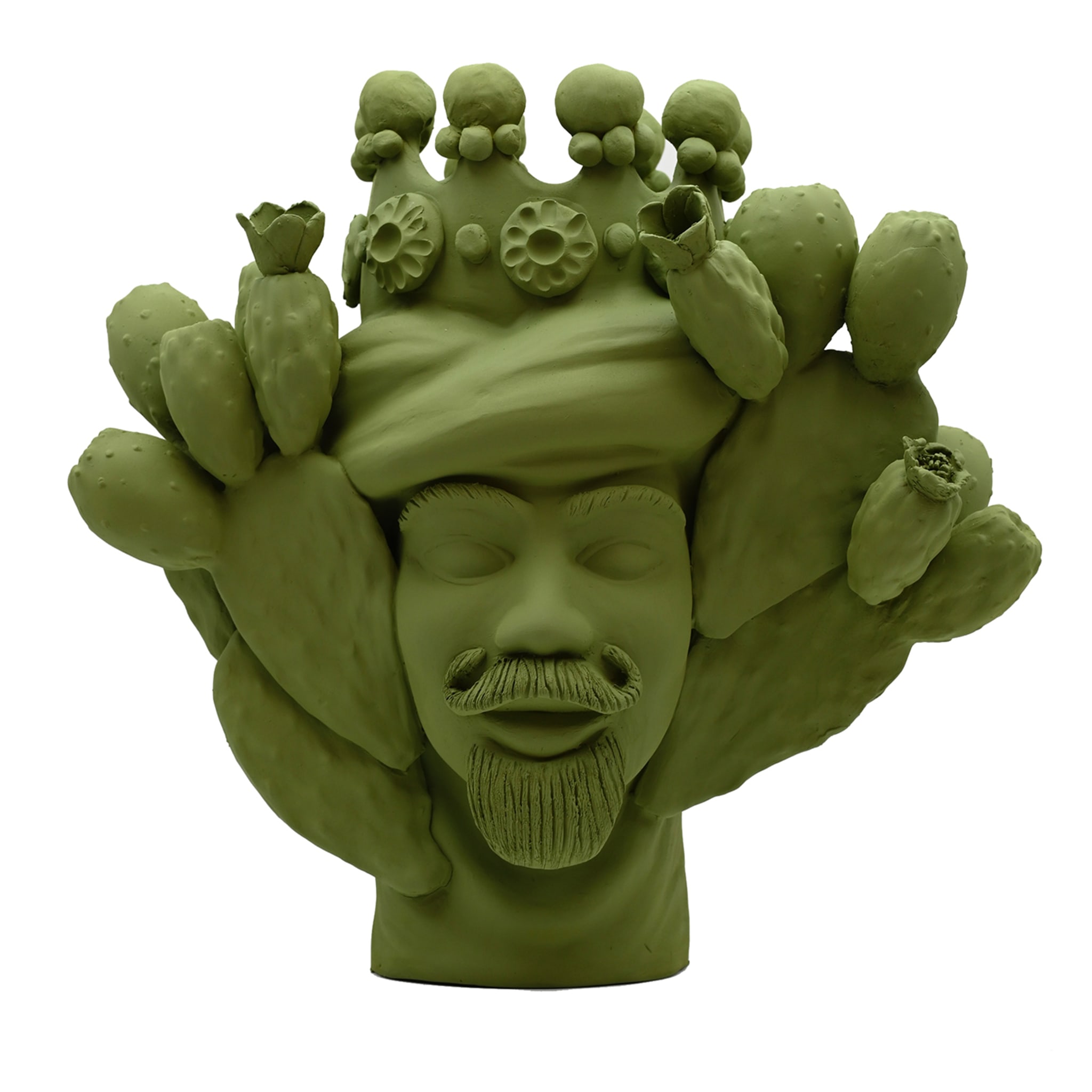 Зелена скульптура Moor's Head