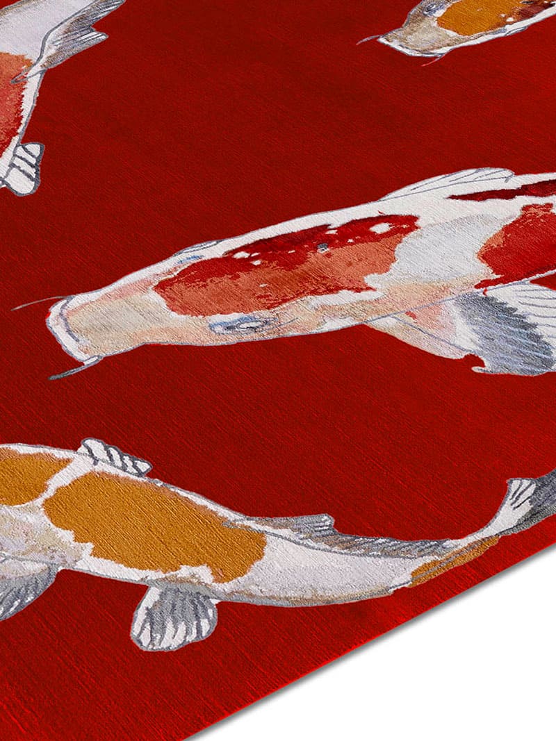 Элегантный ковер Fish Red