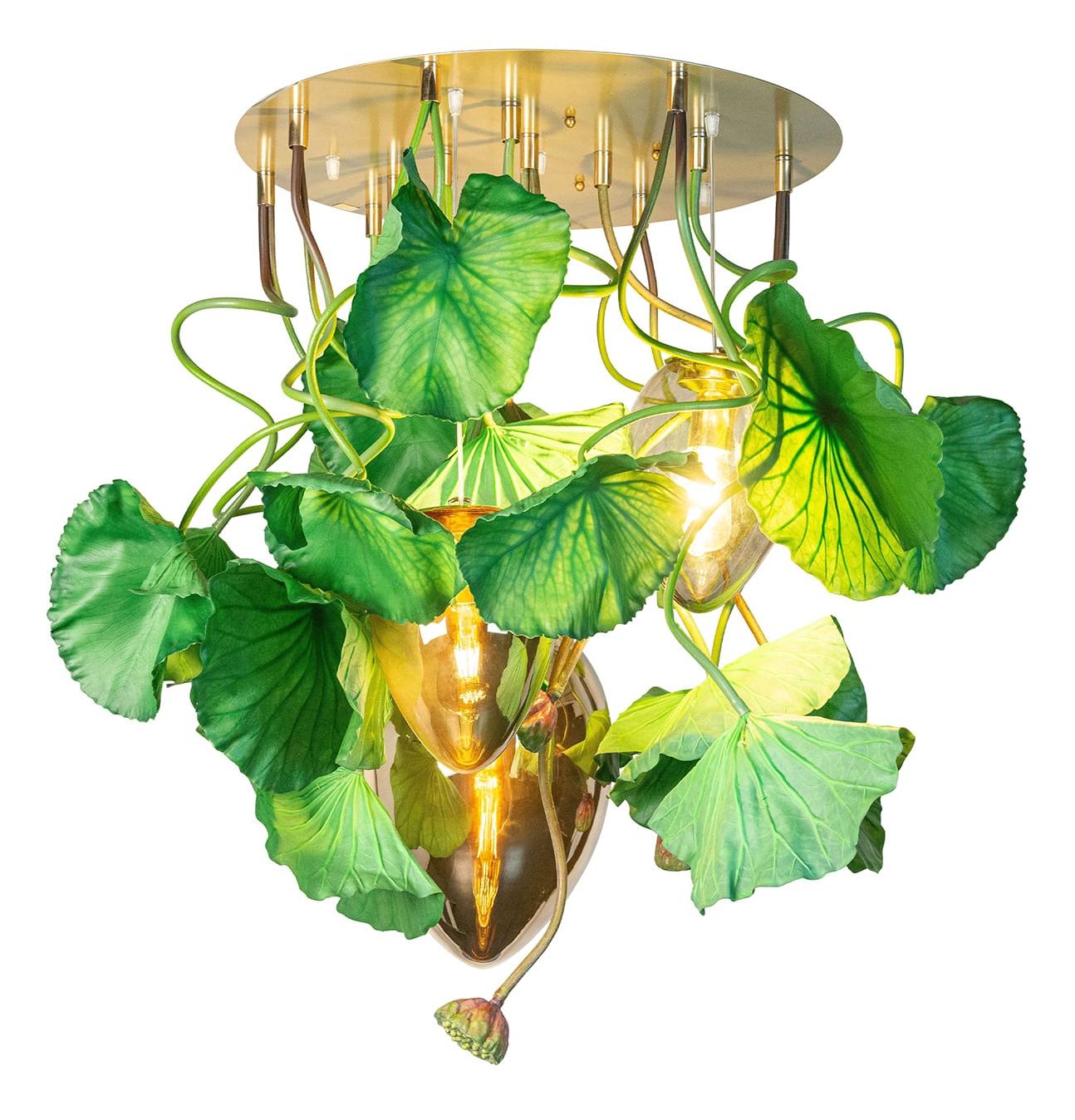 Круглая люстра Dichondra