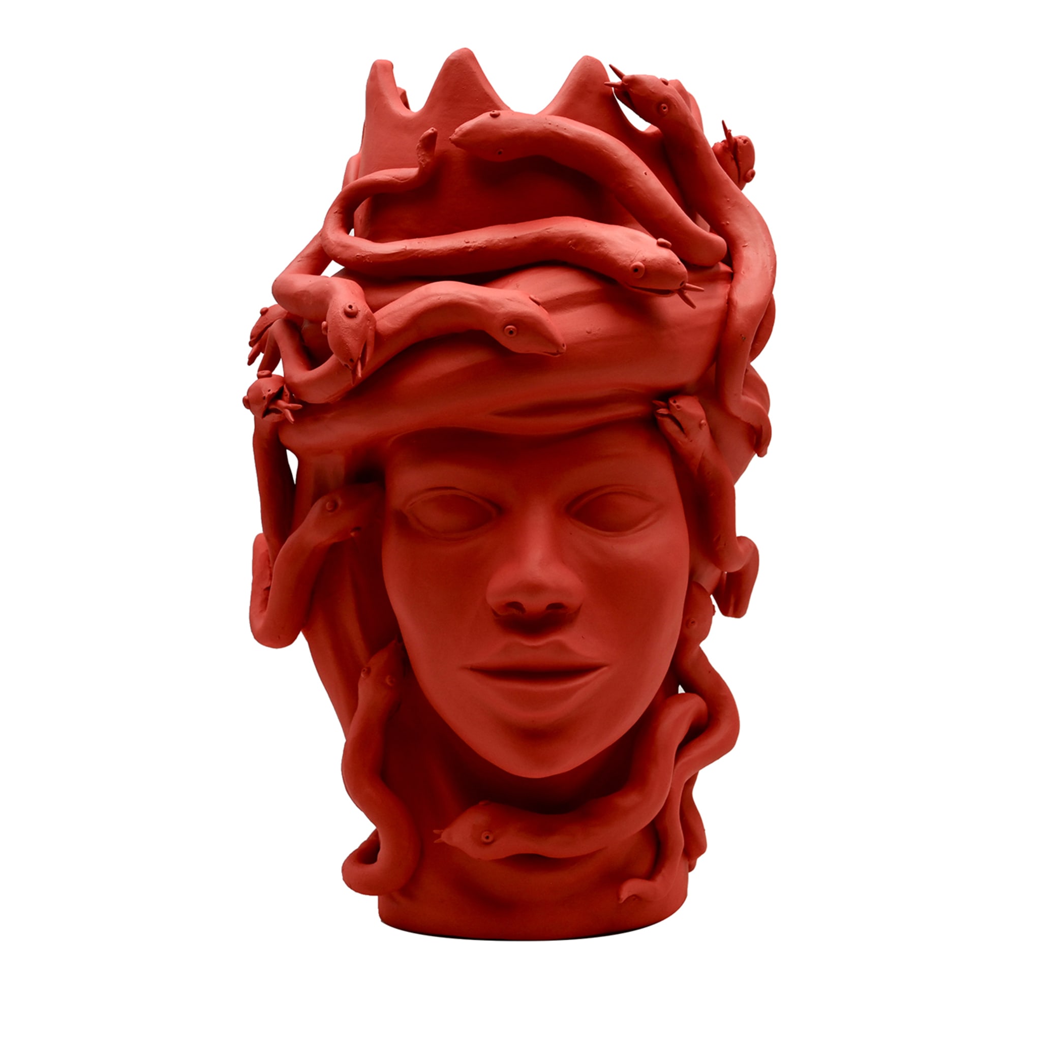 Красная скульптура Moor's Head