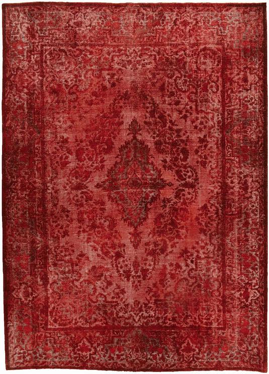Ковер винтажный красный Red