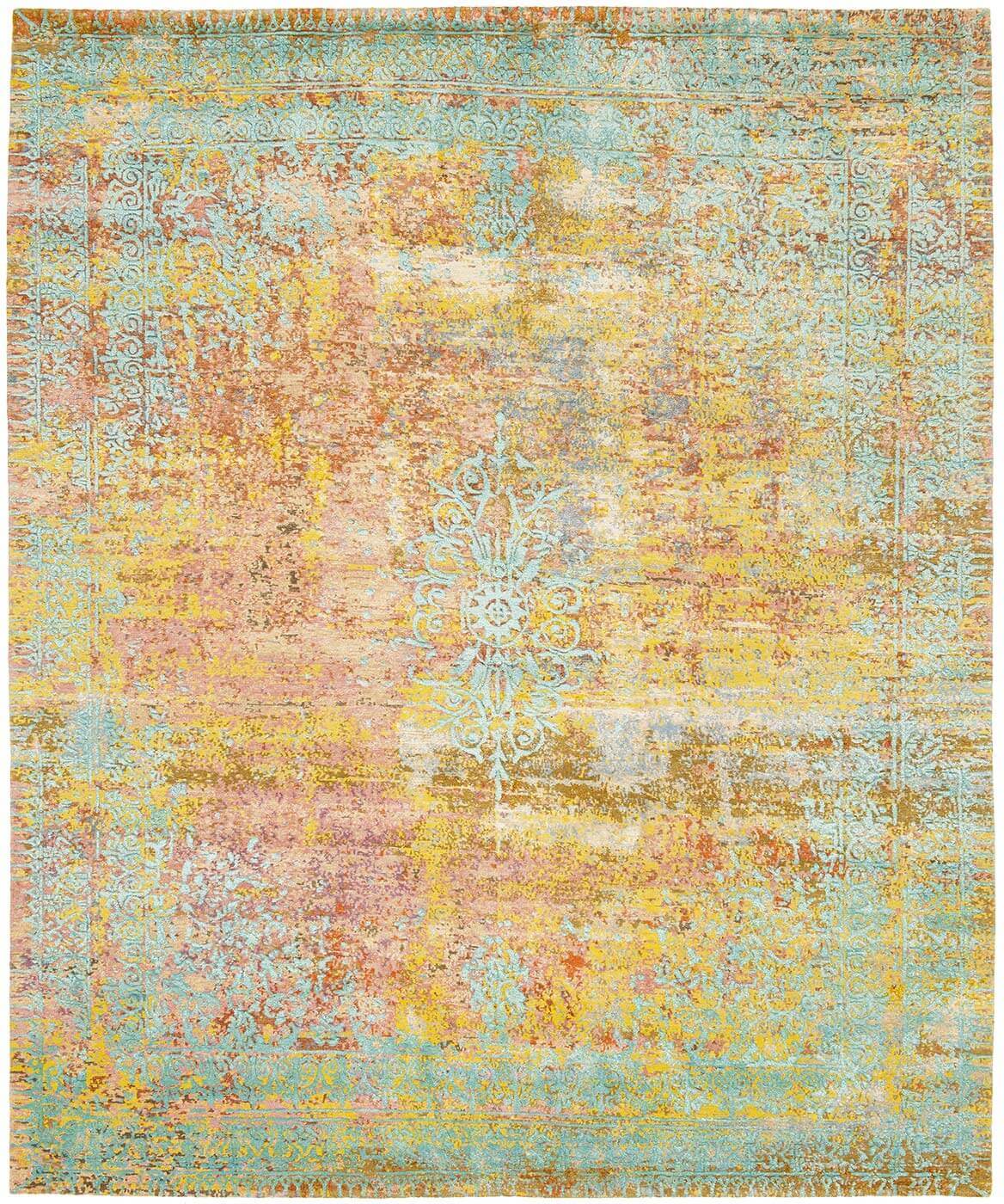 Килим Ferrara Artwork Special Rocked Pink Aqua | Розмір: 300 x 400 см