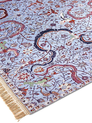 Премиальный ковер ручной работы Tabriz Light Blue