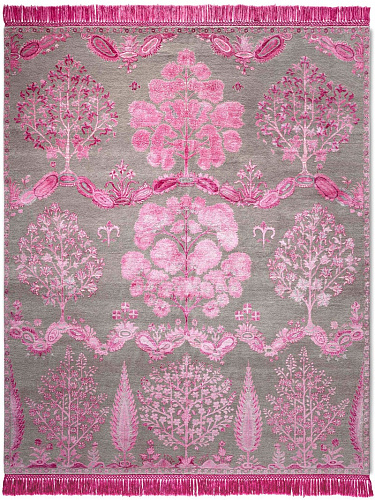 Премиальный ковер ручной работы Mughal Pink