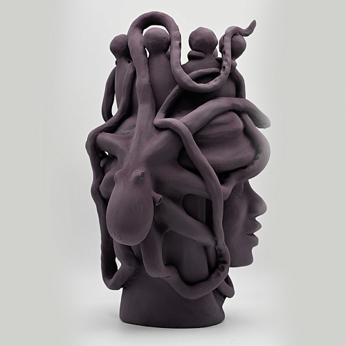Коричневая скульптура Moor's Head