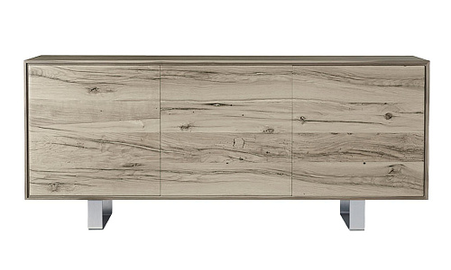 Тумба с тремя дверями дубовая Materia Grey Oak