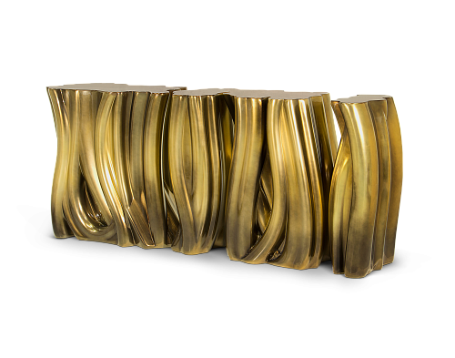 Тумба Monochrome Gold Premium
