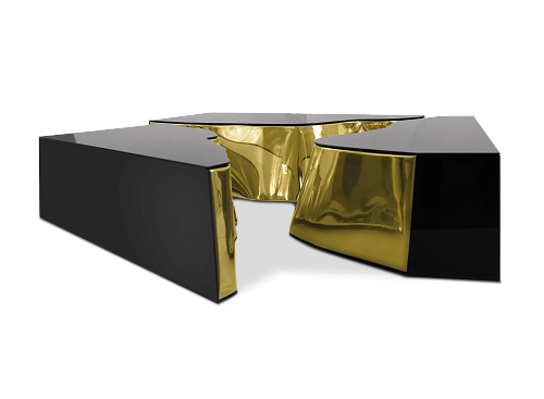 Журнальный столик Fissure Black Gold