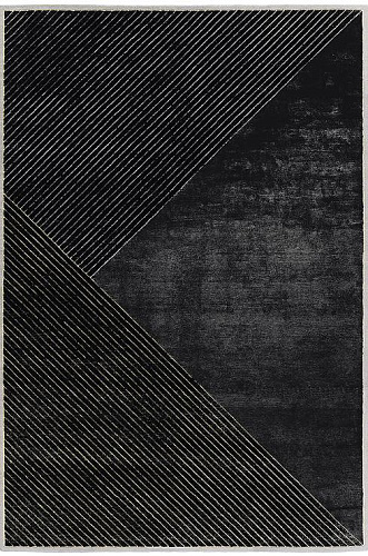 Ковер узелковый ручной работы Black Striped