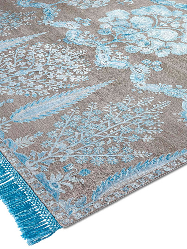 Премиальный ковер Mughal Blue / Grey