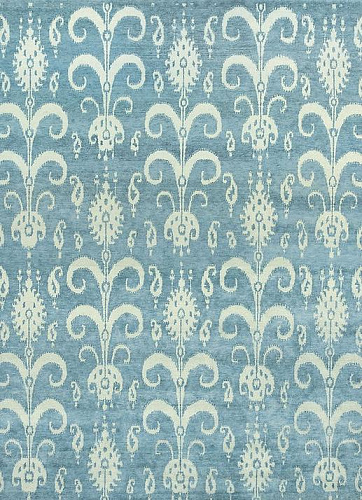Ковер из шерсти Ikat Blue