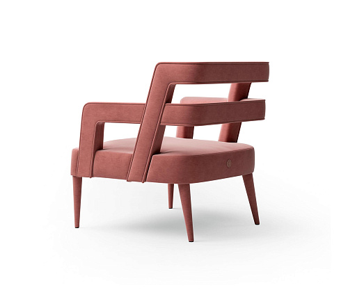 Розовое кресло Италия