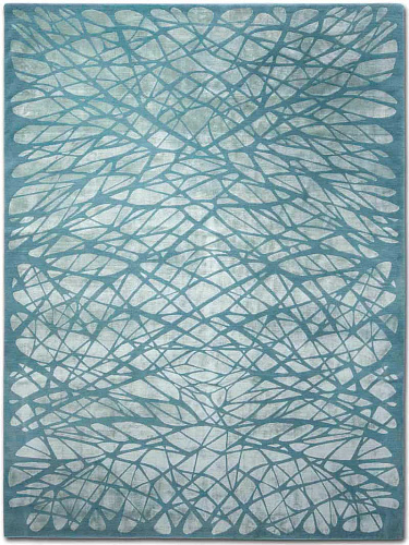 Изящный ковер ручной работы Dresden Light Turquoise