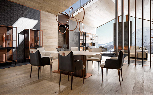 Изысканный шкаф-витрина