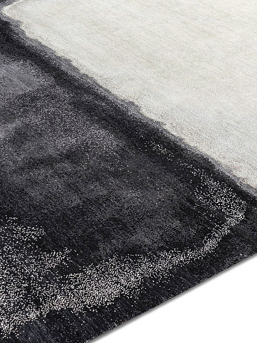 Премиальный узелковый ковер ручной работы White Grey