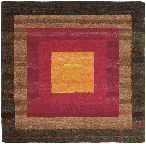 Ковер 6 Border Orange Brown