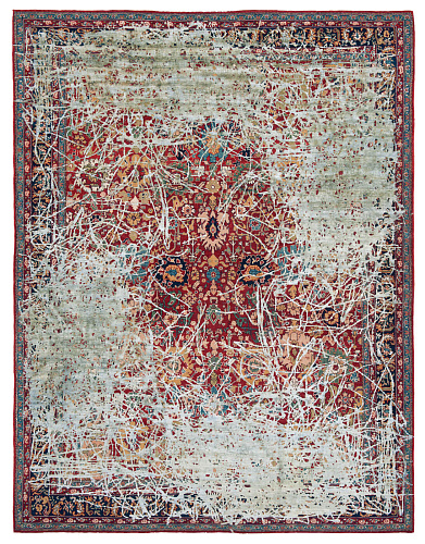 Ковер эксклюзивный Bidjar Highgate Enjoy Red Grey Silk