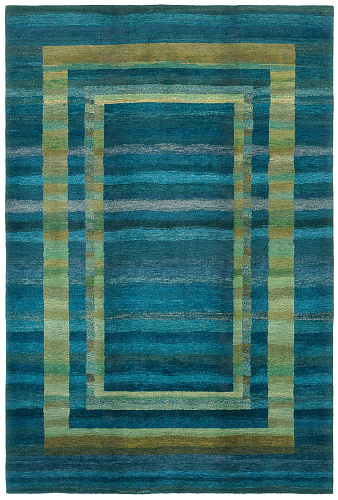 Ковер Gamba Triple Border Blue Green