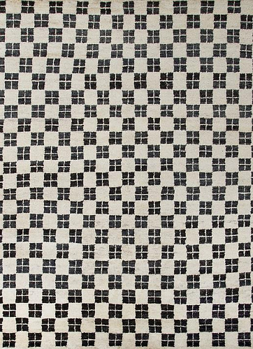 Берберский ковер Berber Black & White