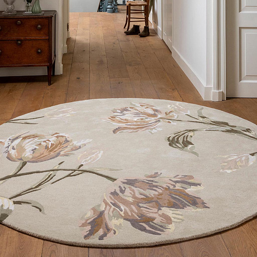 Ковер Camden Natural/Sage Green Round