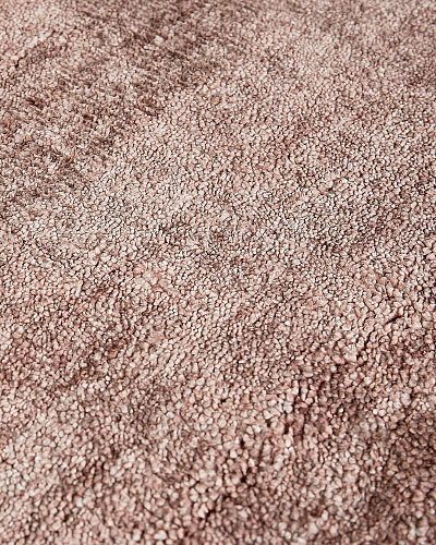 Однотонный ковер из бамбукового шелка Powder Bamboo Silk
