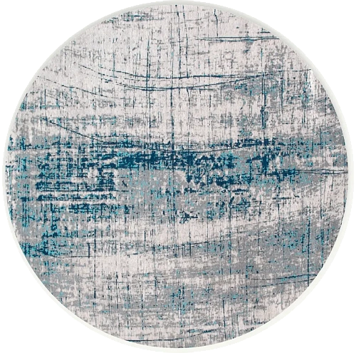 Круглый ковер Bronx Azurite