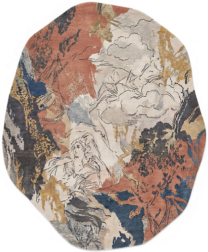 Дизайнерский ковер Stone Medallion Round