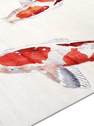 Оригинальный узелковый ковер ручной работы Fish Original