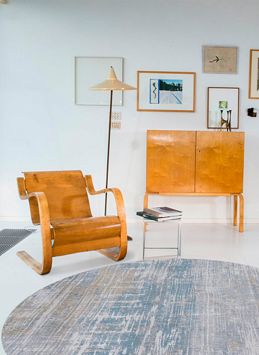 Ковер круглый Long Island Blue