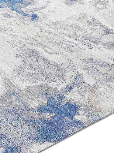 Премиальный ковер ручной работы Blue / Sand