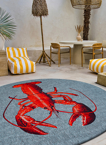 Ковер круглый Steam Red