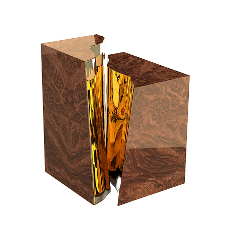 Приставной столик Fissure Walnut