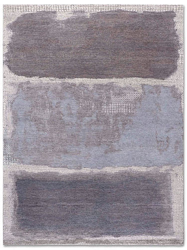 Элегантный ковер ручной работы Grey Light Blue
