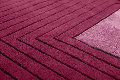 Ковер индийский ручной работы Red Frame