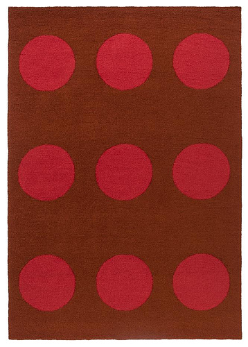 Ковер уличный Habitat Festival Dots Red 495800