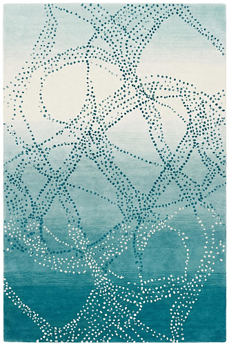 Ковер авторский Ocean Web Teal