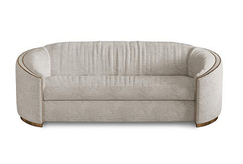 Бежевый изогнутый диван Premium Comfort