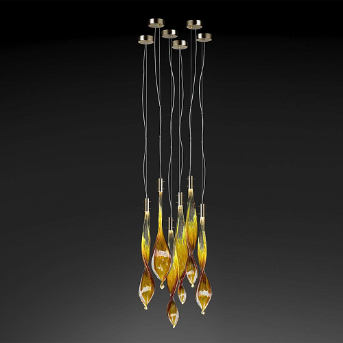Подвесной светильник Murano Leaves 6