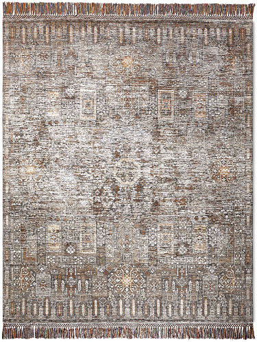 Элитный ковер ручной работы Agra Charcoal