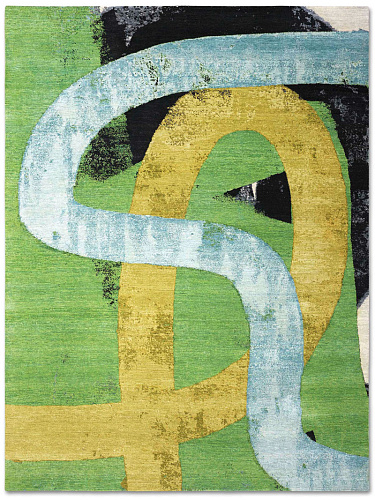 Роскошный ковер Original Green / Yellow