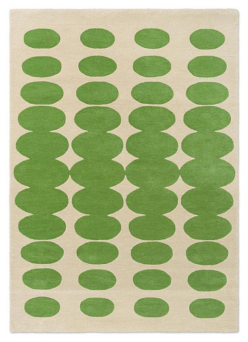 Ковёр Optical Oval Green/Cream
