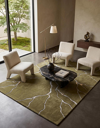 Ковер авторский Vein Marble Olive