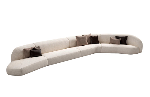 Модульный диван с скрытыми ножками