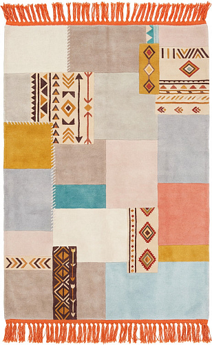 Ковер ручной работы Patchwork Grid