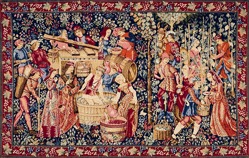 Гобелен Harvest Horizontal with Border