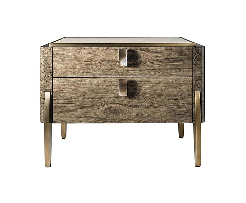 Прикроватная тумба с двумя ящиками